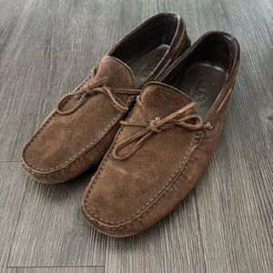 Tod’s Brown Suede Loafers